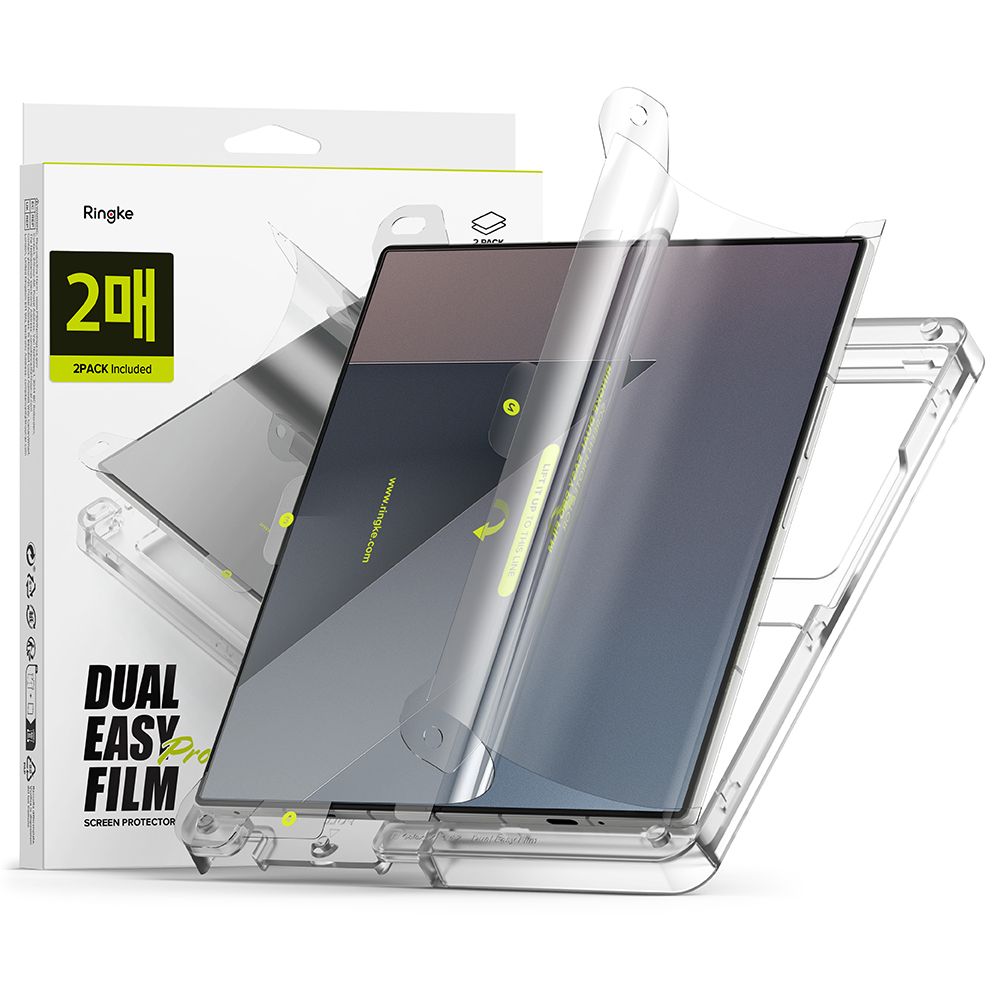 Ringke Dual Easy Pro 2-pack skyddsfilm för Samsung Galaxy Z Fold 7 - transparent