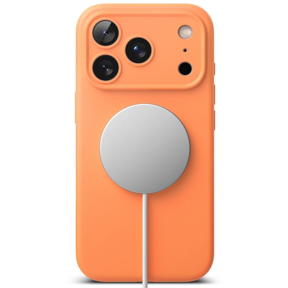 Ringke magnetisk MagSafe-etui i silikone til iPhone 17 Pro Max - Orange