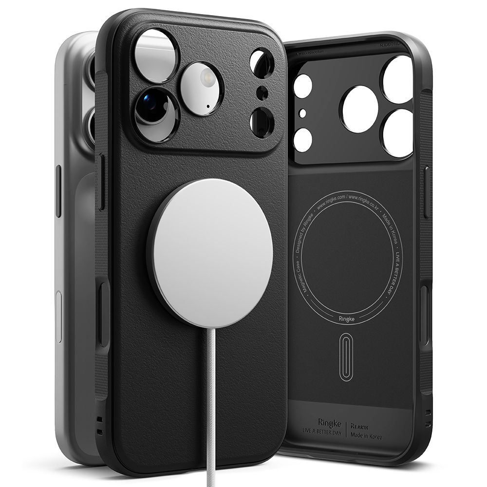 Ringke Onyx Magnetiskt MagSafe-fodral för iPhone 17 Pro - Svart