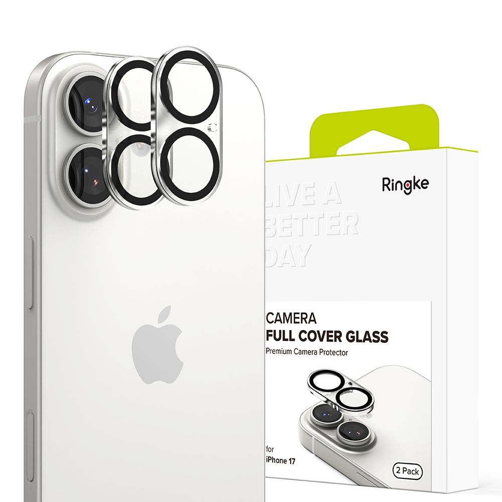 Ringke Camera Full Cover 2-pack för iPhone 17 - Svart