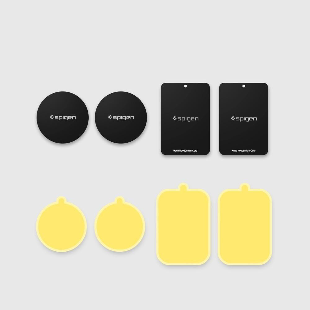 Spigen MP-4P magnetiske plader til bilen - sort