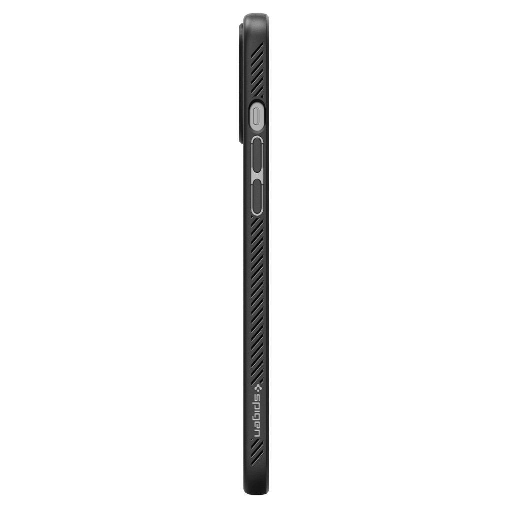 Spigen Liquid Air-etui til iPhone 12 / iPhone 12 Pro - mat sort
