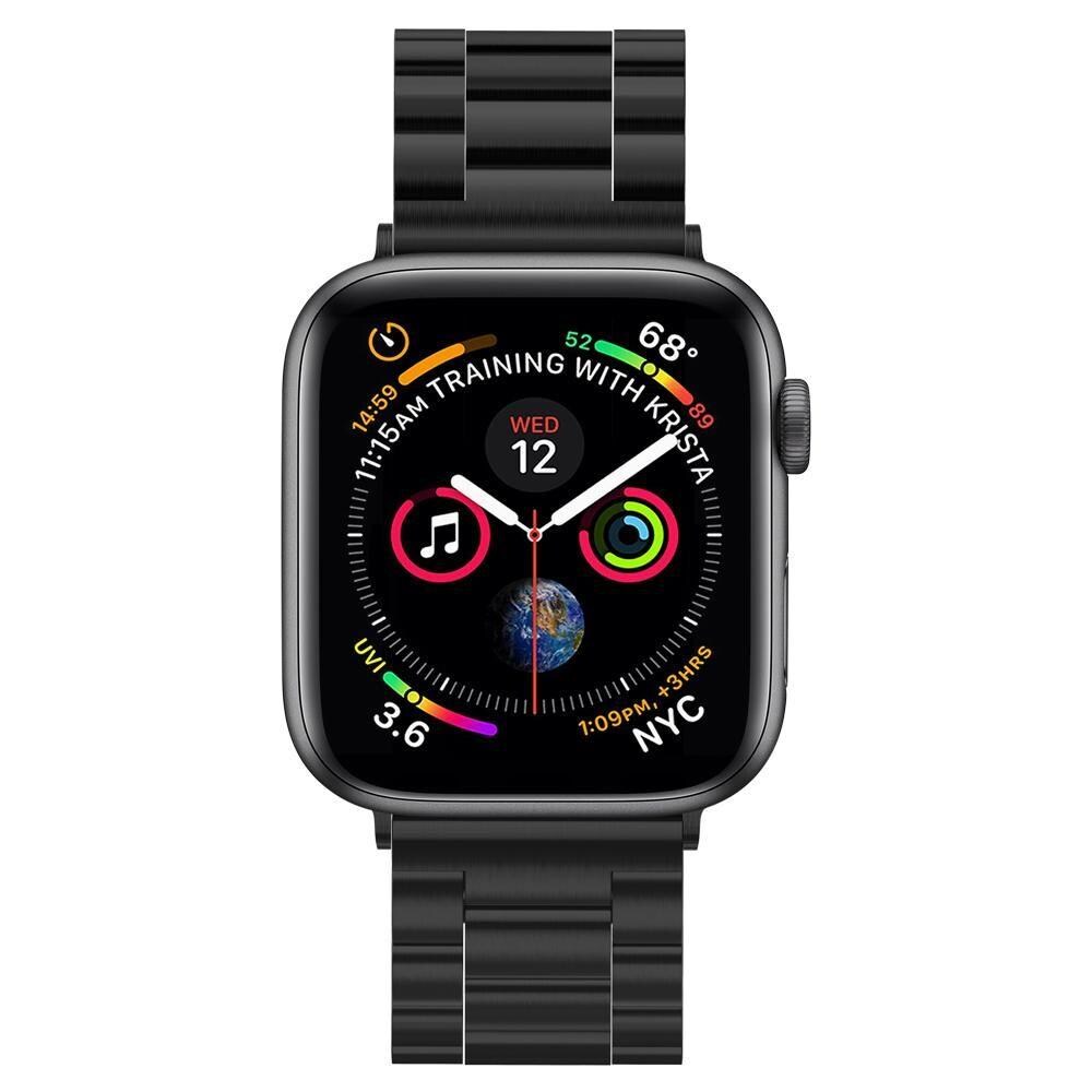 Spigen Modern Fit Band för Apple Watch 4 / 5 / 6 / 7 / 8 / SE / Ultra (42/44/45/49 mm) - Svart