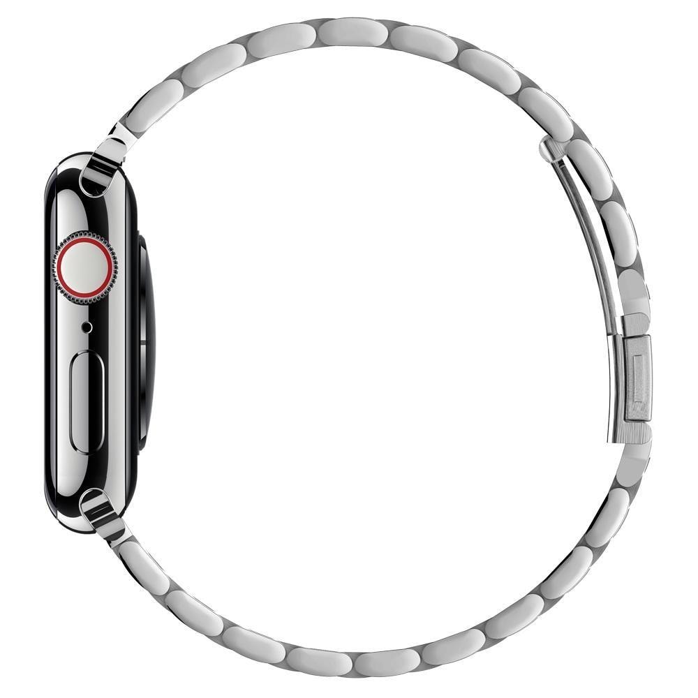 Spigen Modern Fit-bånd til Apple Watch 4/5/6/7/8/9/SE/Ultra (42/44/45/49 mm) - Sølv