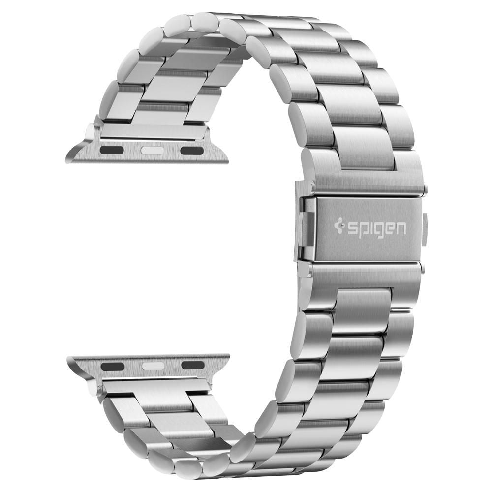 Spigen Modern Fit-bånd til Apple Watch 4/5/6/7/8/9/SE/Ultra (42/44/45/49 mm) - Sølv