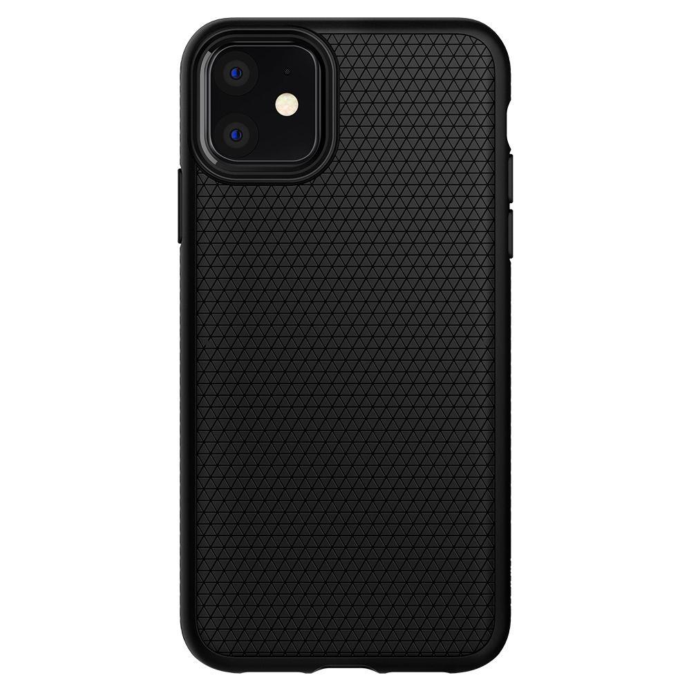 Spigen Liquid Air iPhone 11-kuffert - mat sort