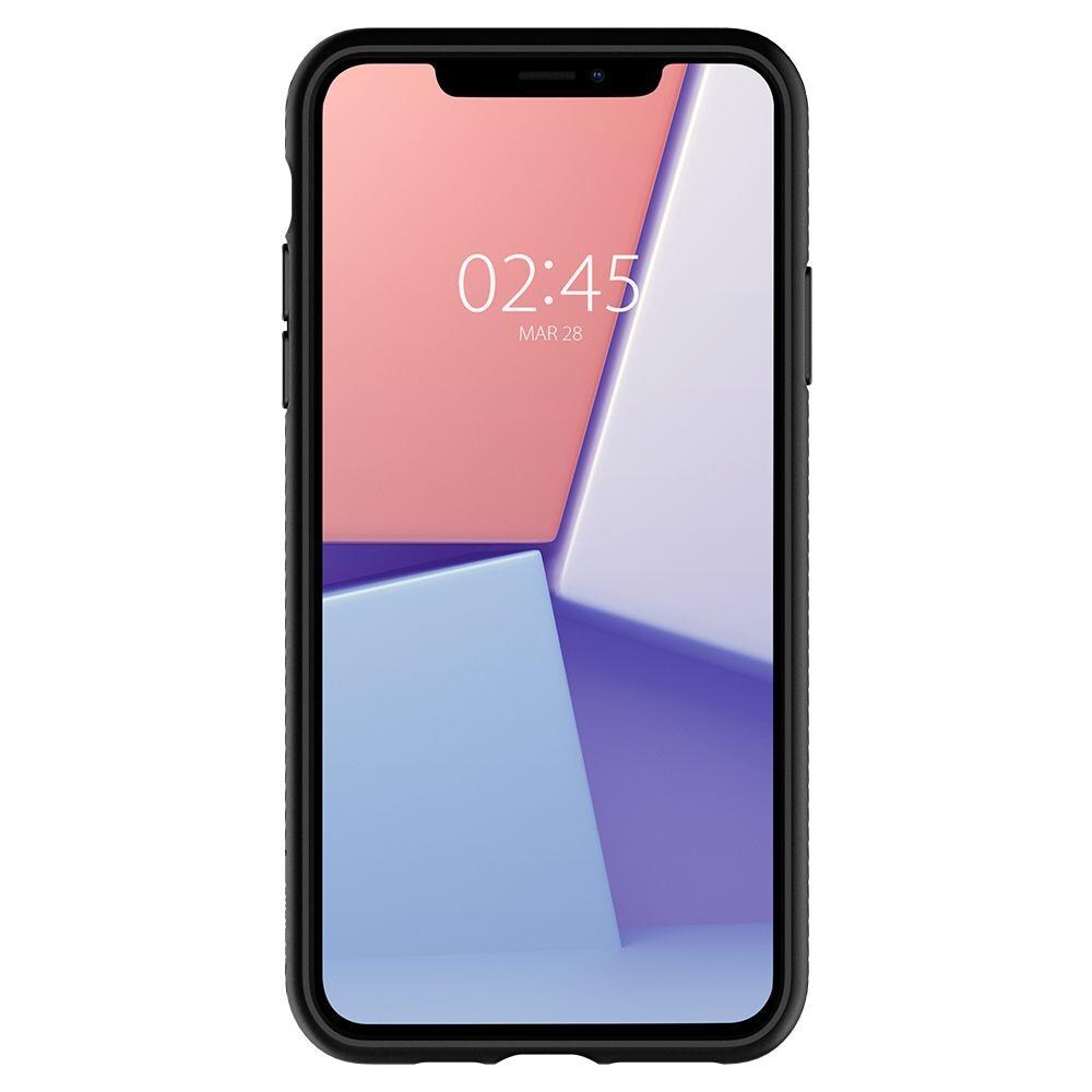 Spigen Liquid Air iPhone 11-kuffert - mat sort
