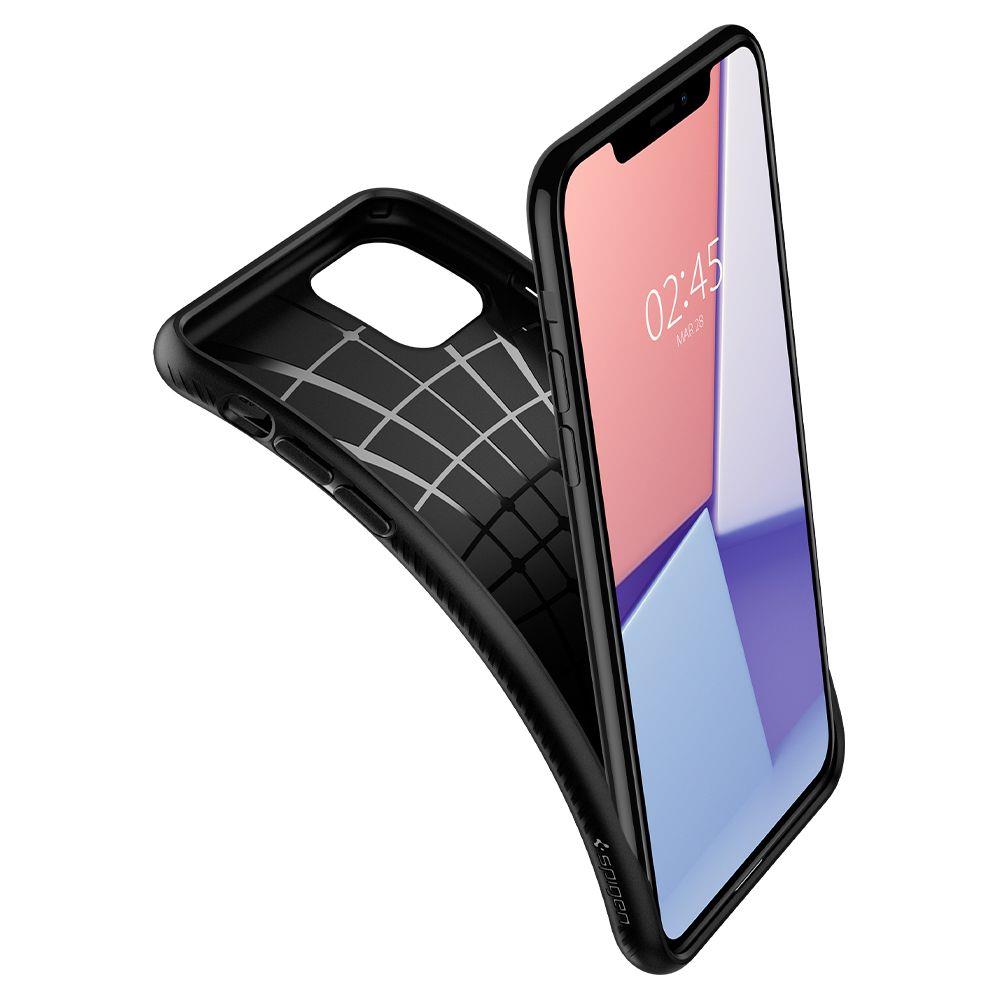 Spigen Liquid Air iPhone 11-kuffert - mat sort