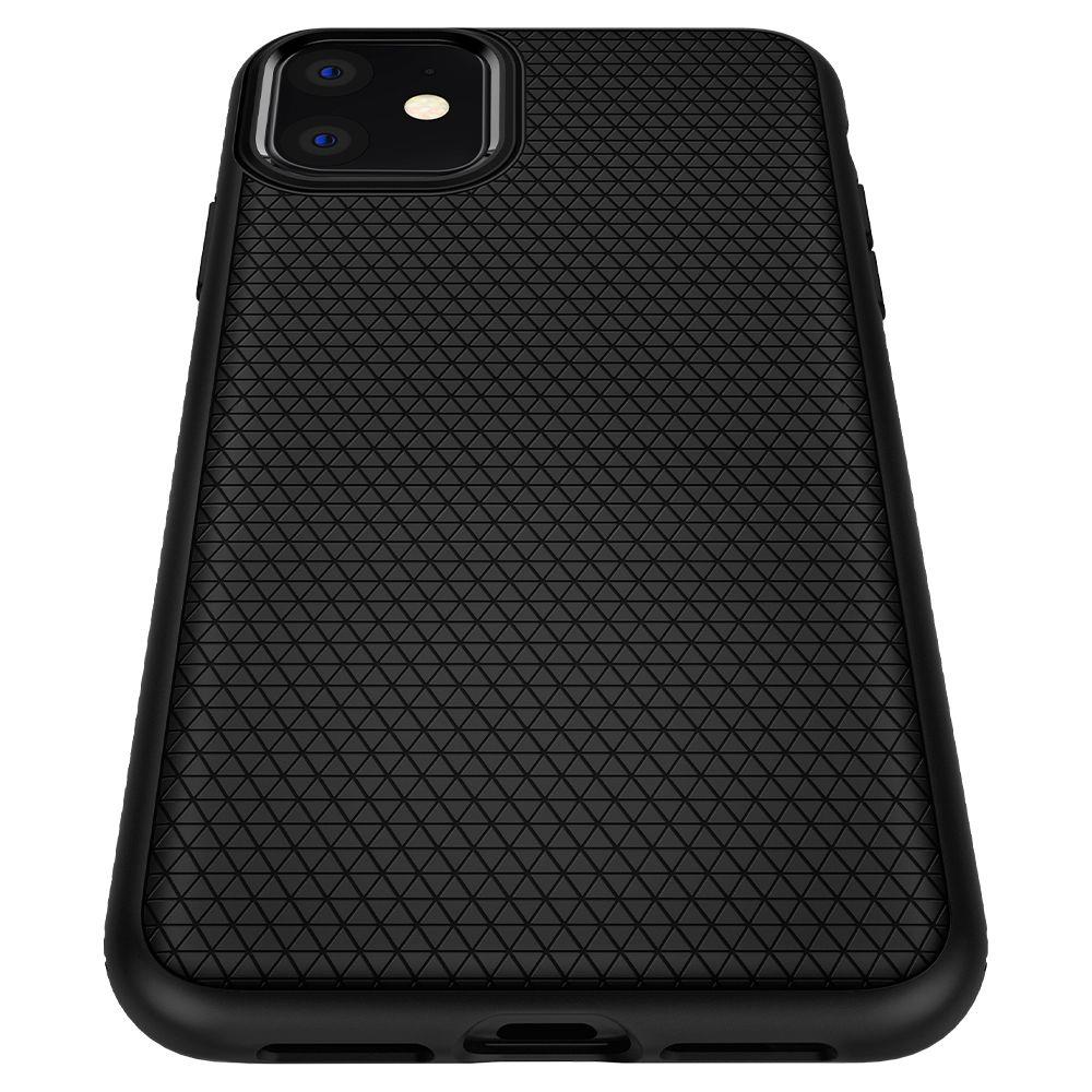 Spigen Liquid Air iPhone 11-kuffert - mat sort