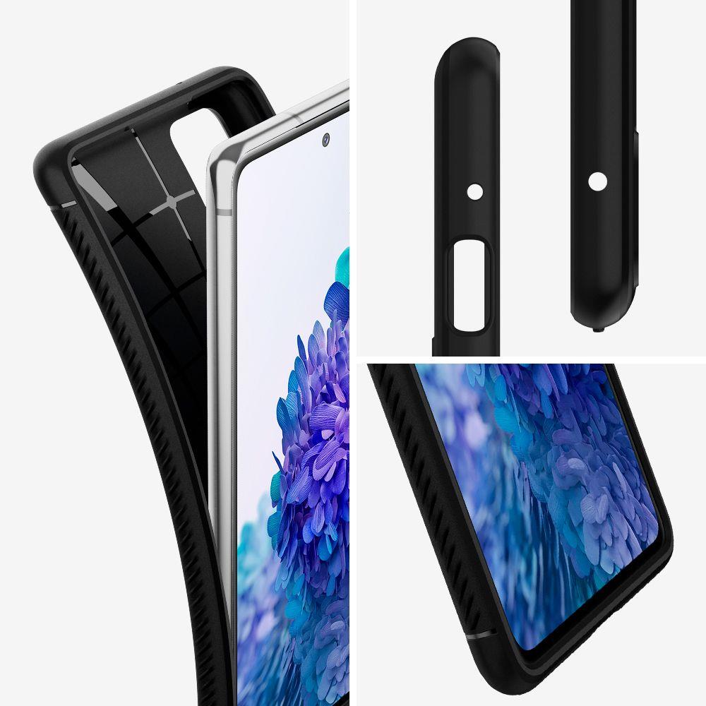 Spigen Robust panseretui til Samsung Galaxy S20 FE - mat sort