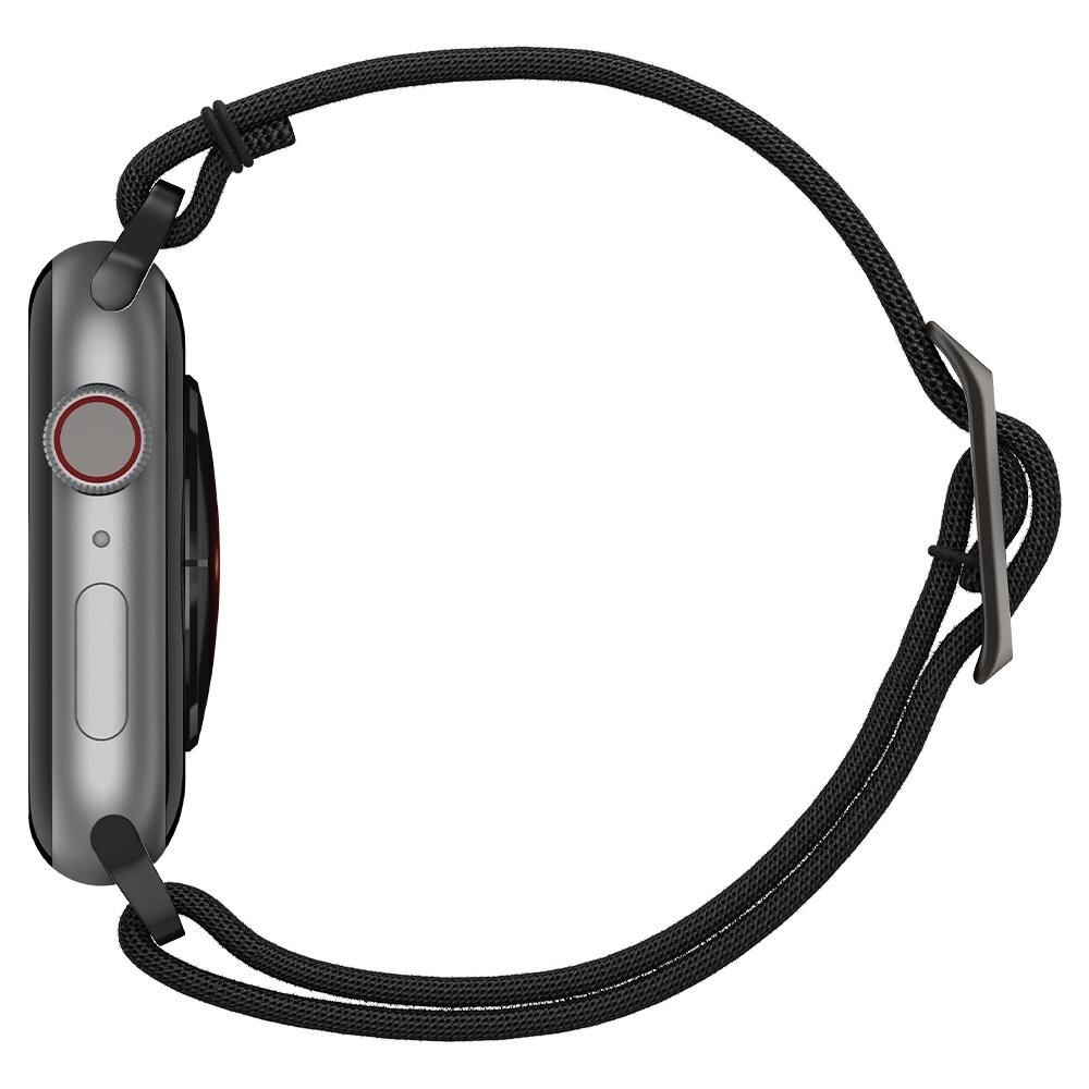 Spigen Fit Lite-rem til Apple Watch 4/5/6/7/8/9/SE/Ultra (42/44/45/49 mm) - Sort