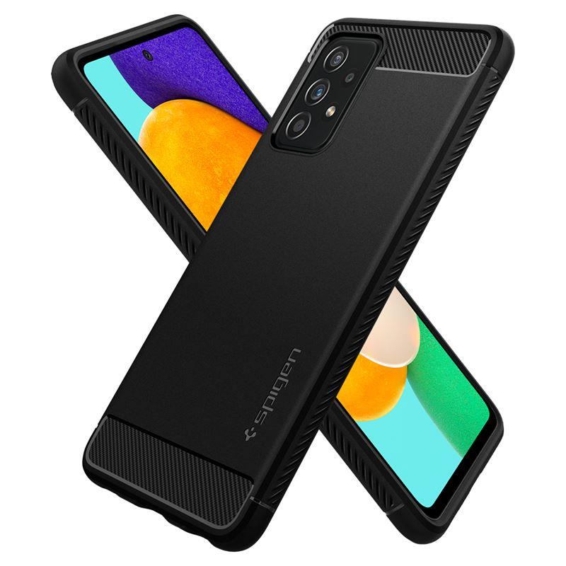 Spigen Robust panseretui til Samsung Galaxy A52 / A52S - mat sort