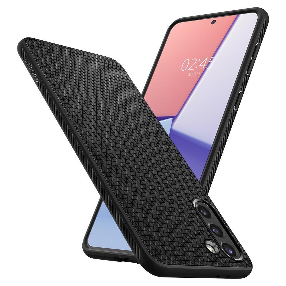 Spigen Liquid Air-etui til Samsung Galaxy S21 - mat sort