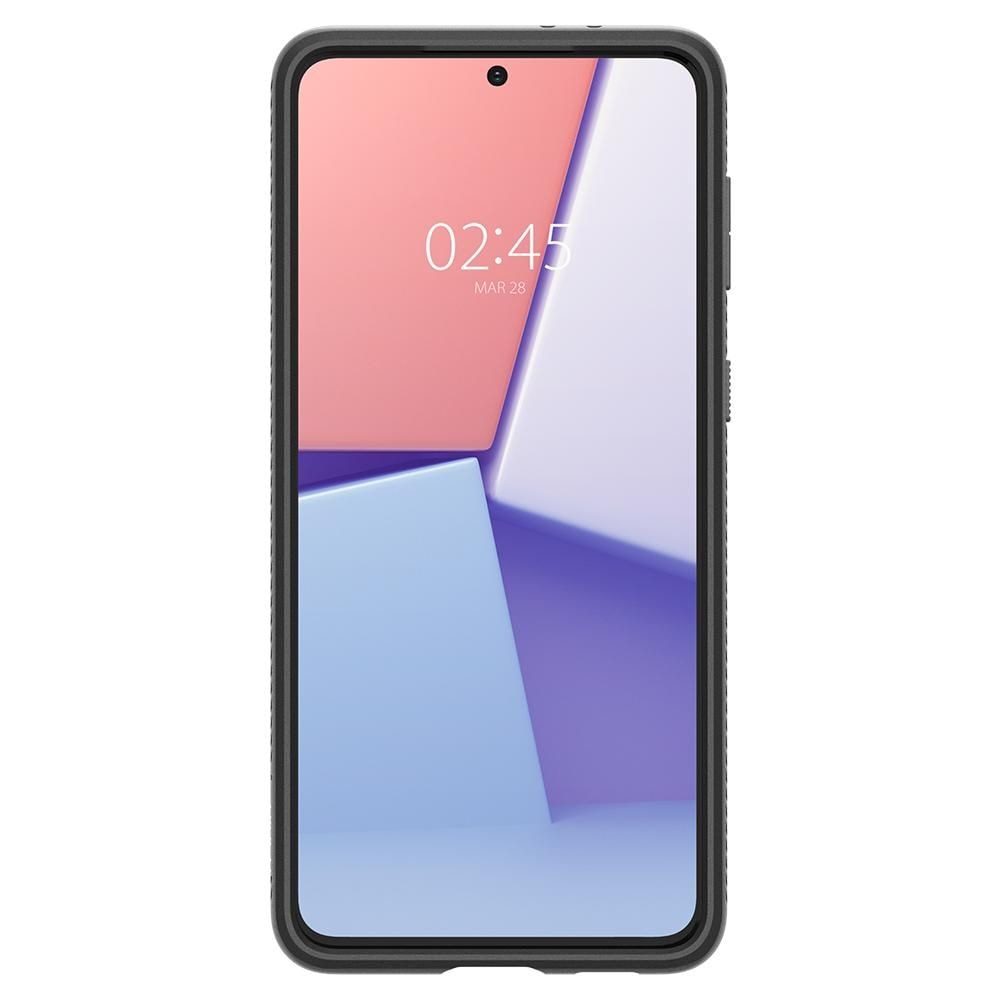 Spigen Liquid Air-etui til Samsung Galaxy S21 - mat sort