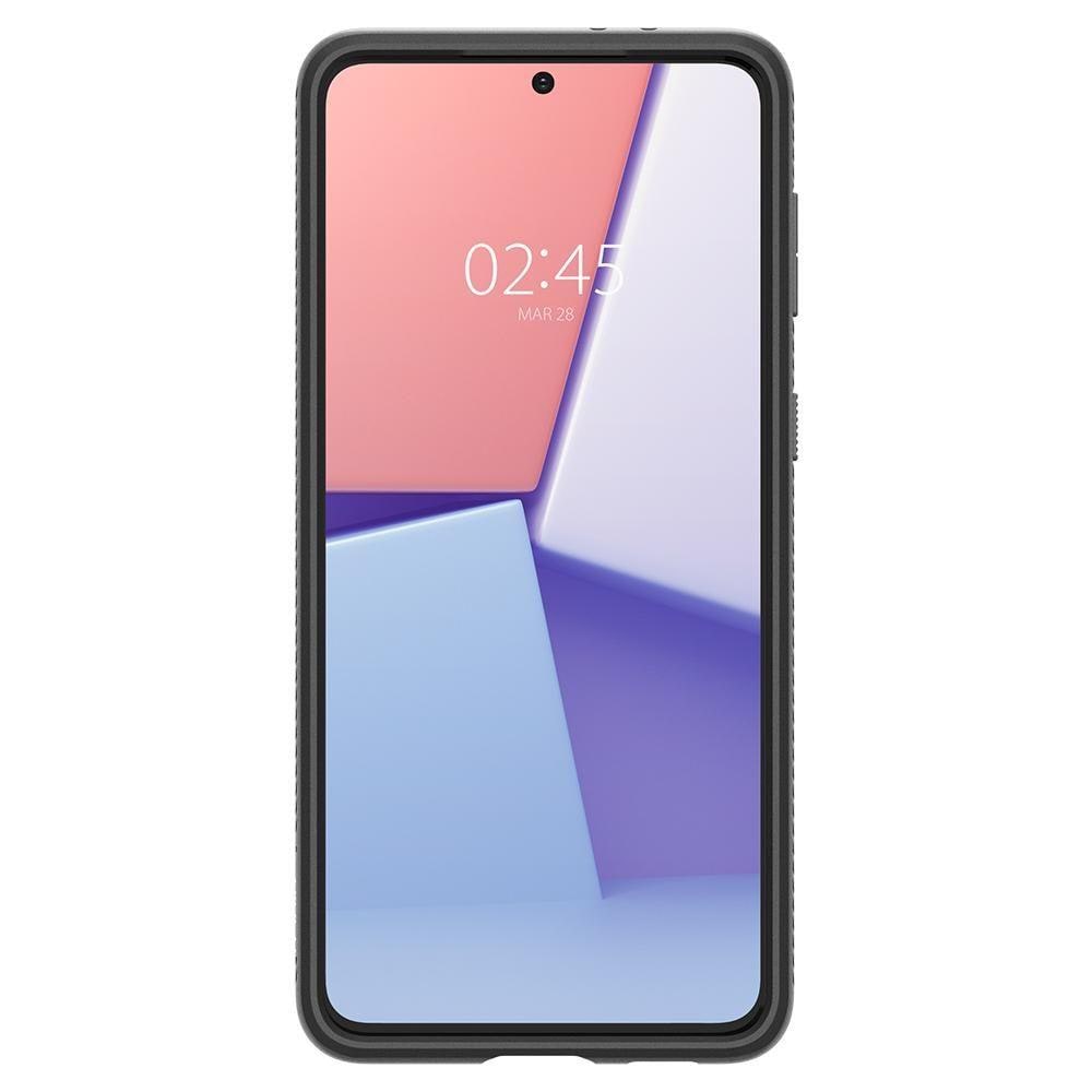 Spigen Liquid Air-etui til Samsung Galaxy S21 - mat sort
