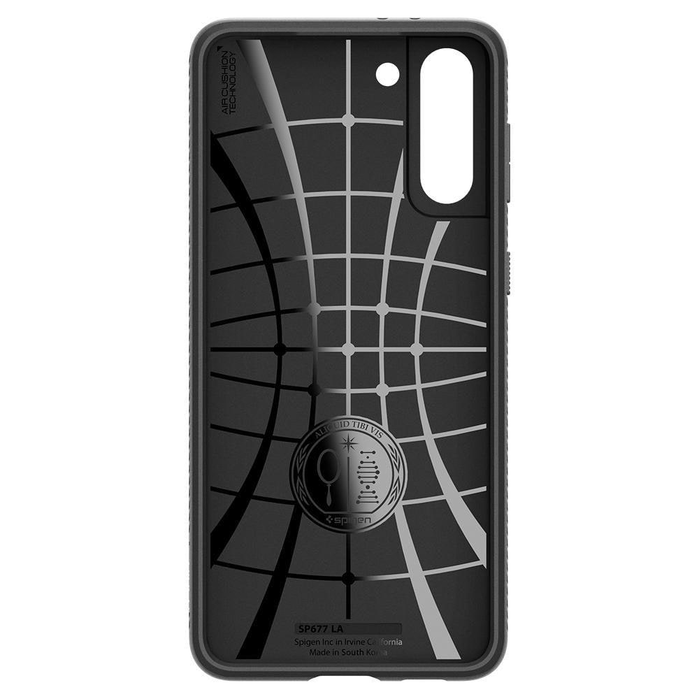 Spigen Liquid Air-etui til Samsung Galaxy S21 - mat sort