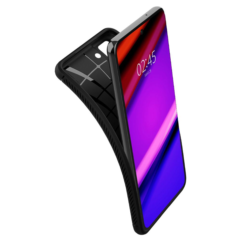 Spigen Robust panseretui til Samsung Galaxy S21 FE - mat sort