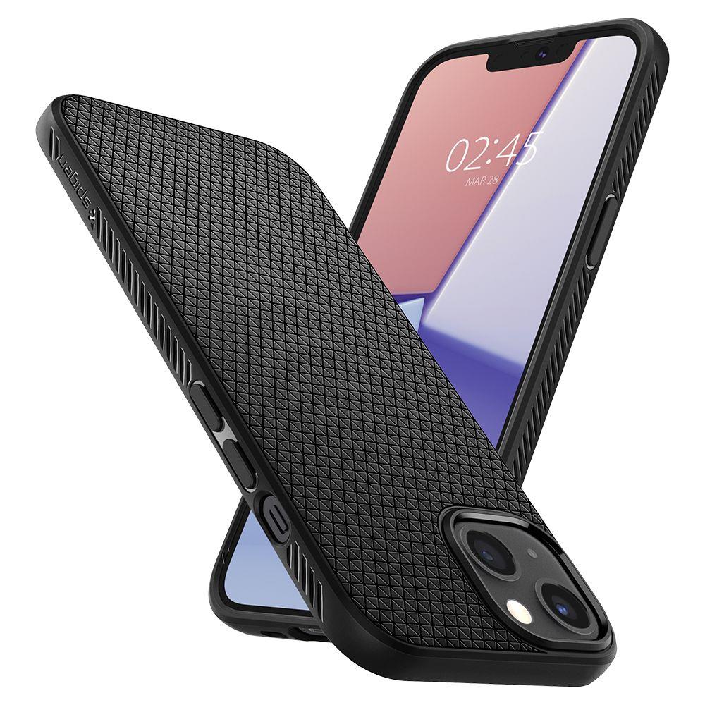 Spigen Liquid Air-etui til iPhone 13 mini - mat sort
