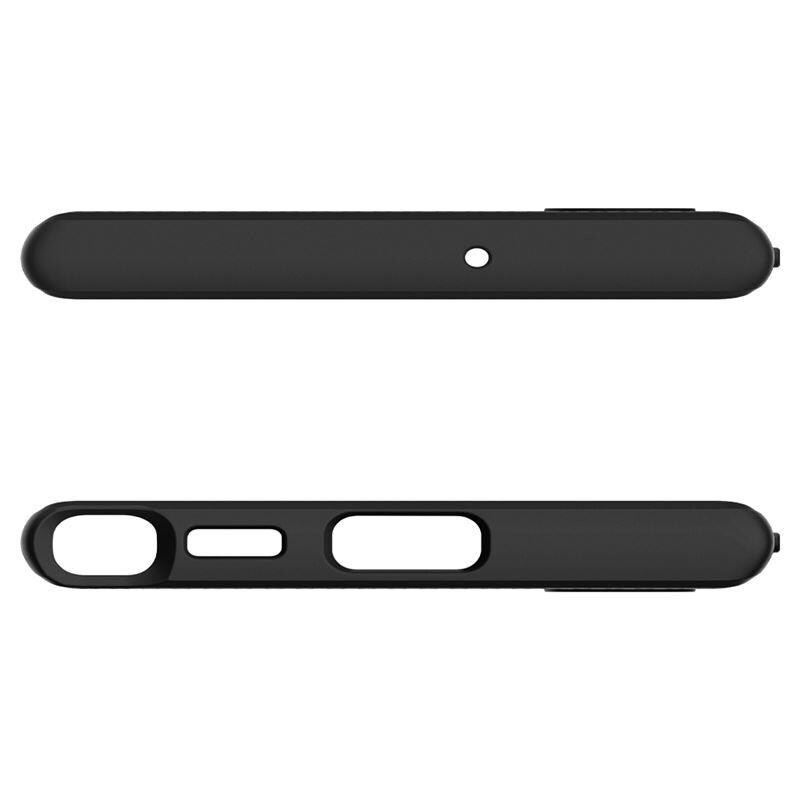 Spigen Liquid Air-etui til Samsung Galaxy S22 Ultra - mat sort