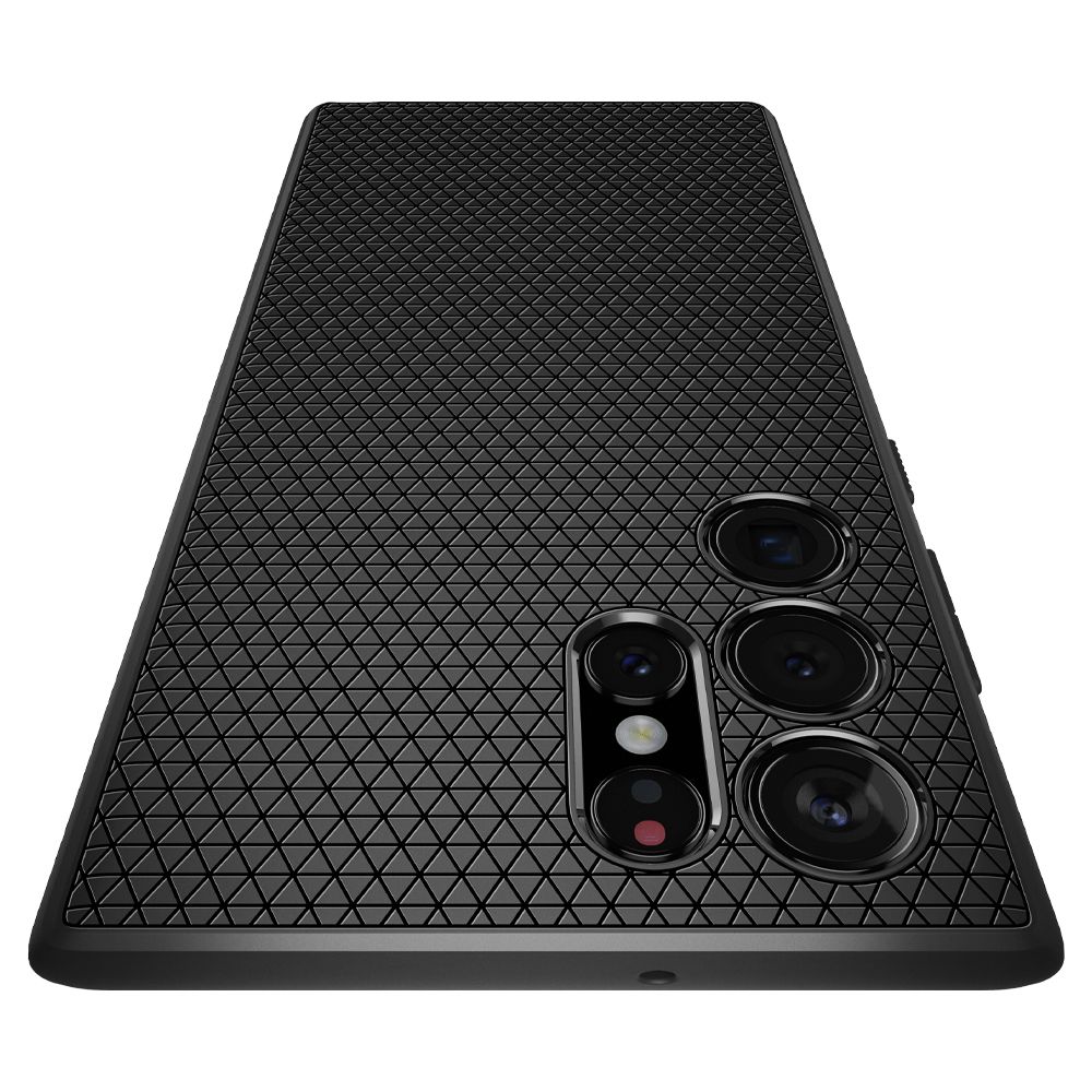 Spigen Liquid Air-etui til Samsung Galaxy S22 Ultra - mat sort