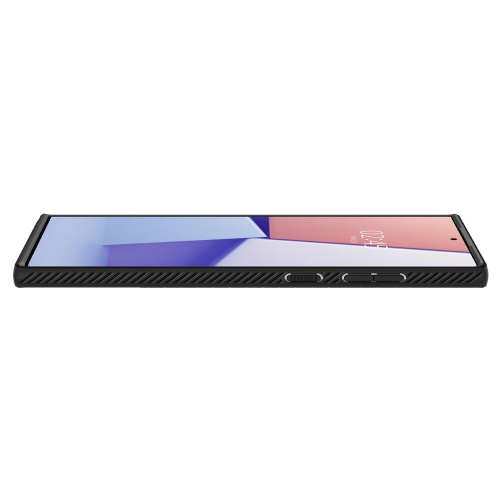 Spigen Liquid Air-etui til Samsung Galaxy S22 Ultra - mat sort