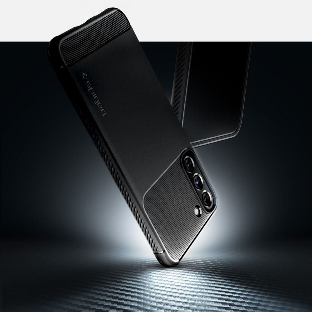 Spigen Robust panseretui til Samsung Galaxy S22 - mat sort
