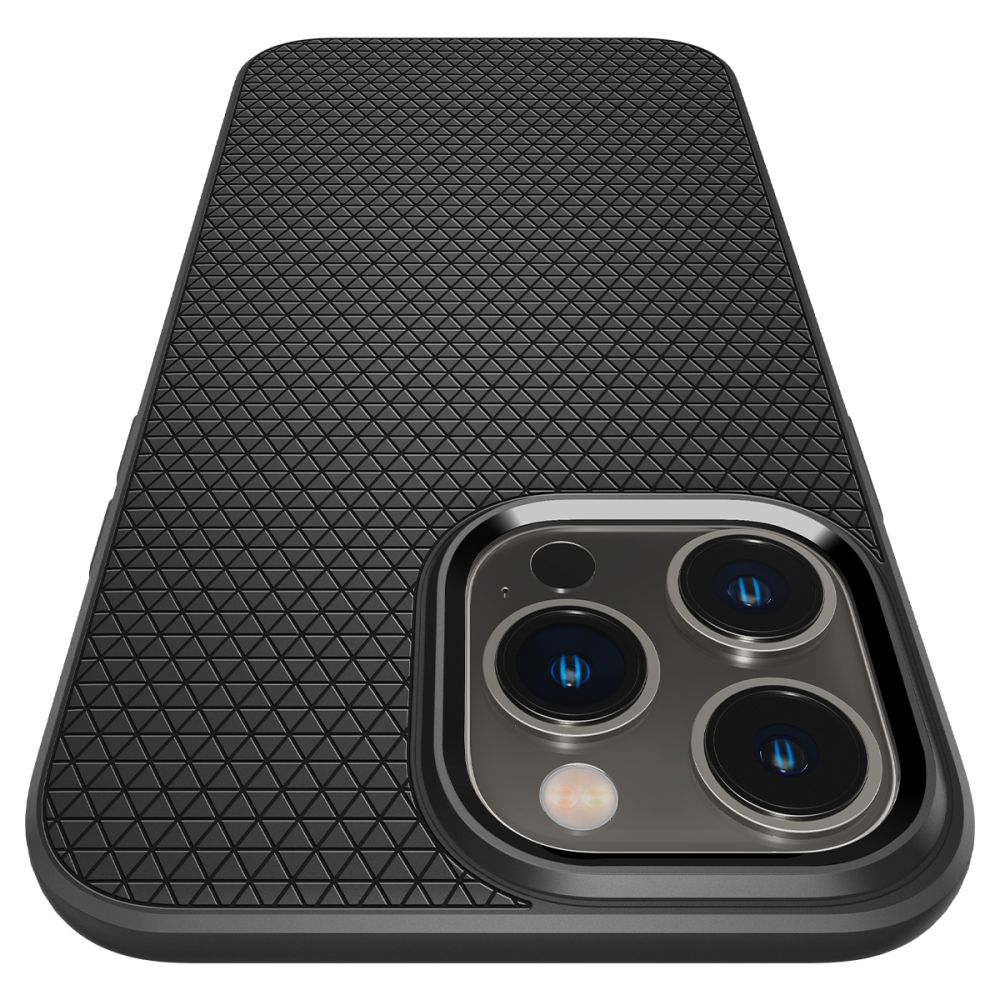 Spigen Liquid Air iPhone 14 Pro-etui - mat sort