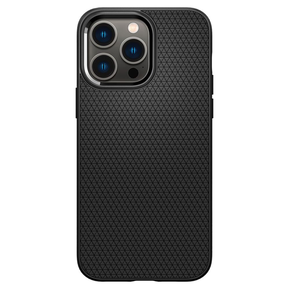 Spigen Liquid Air iPhone 14 Pro-etui - mat sort