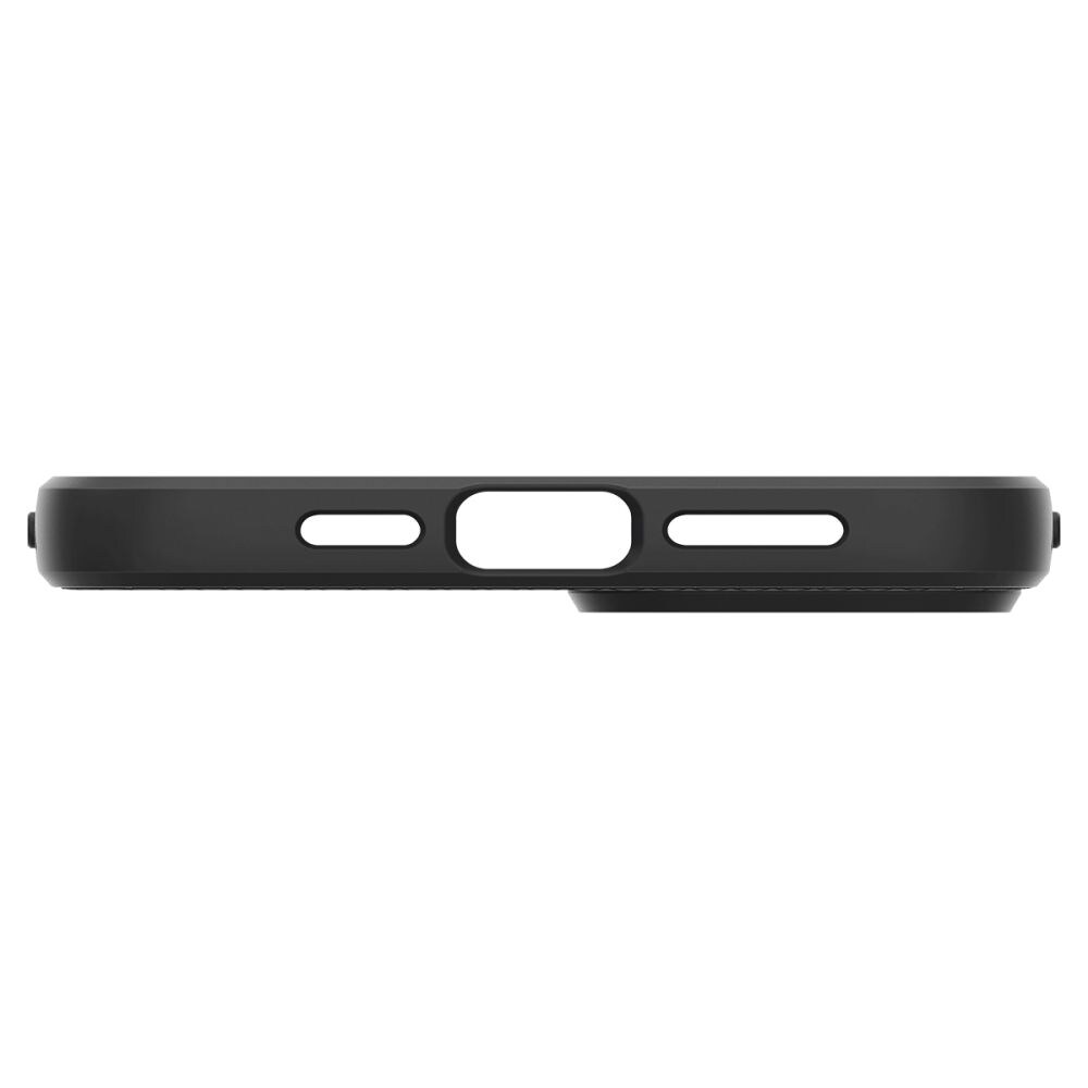 Spigen Liquid Air iPhone 14-kuffert - mat sort
