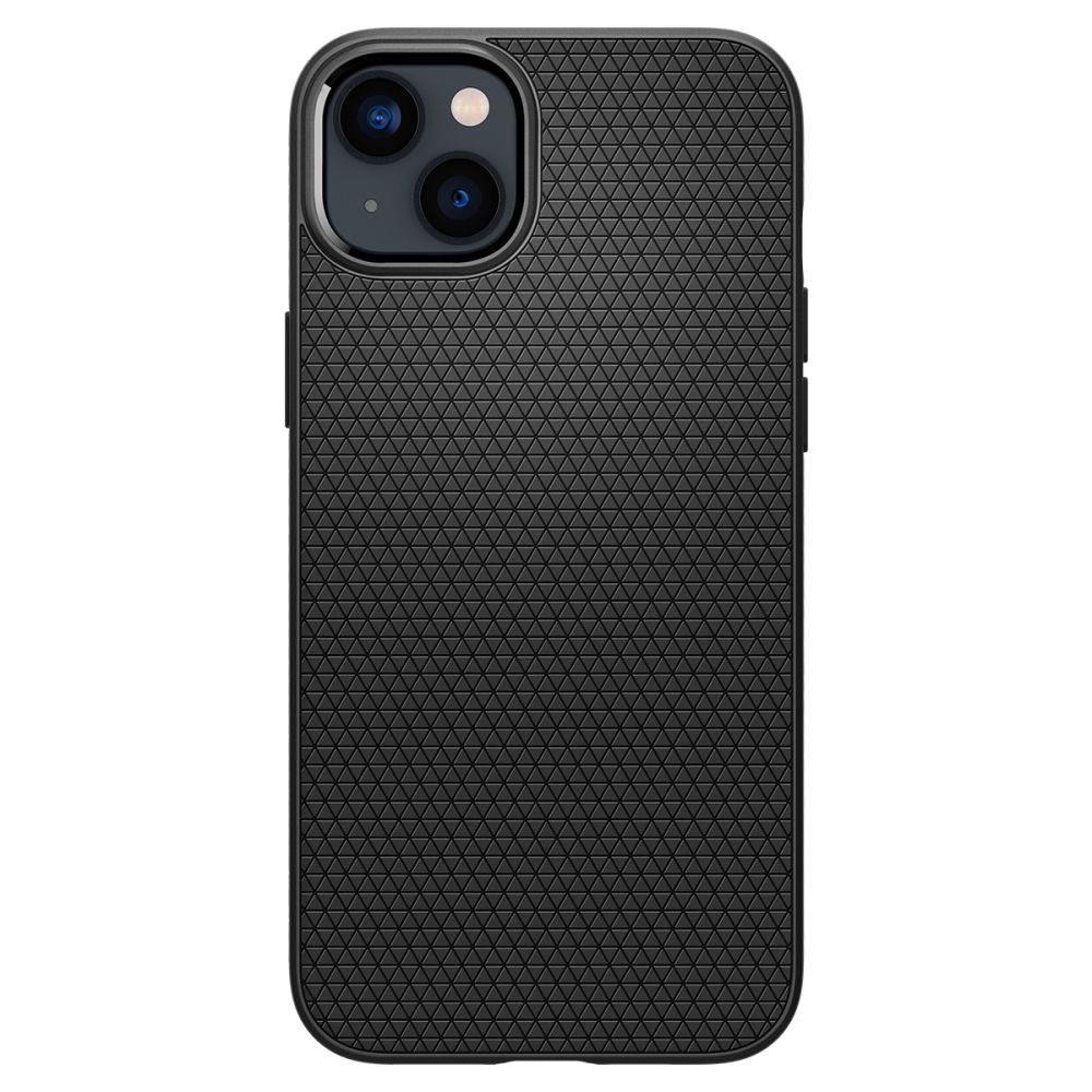 Spigen Liquid Air iPhone 14-kuffert - mat sort