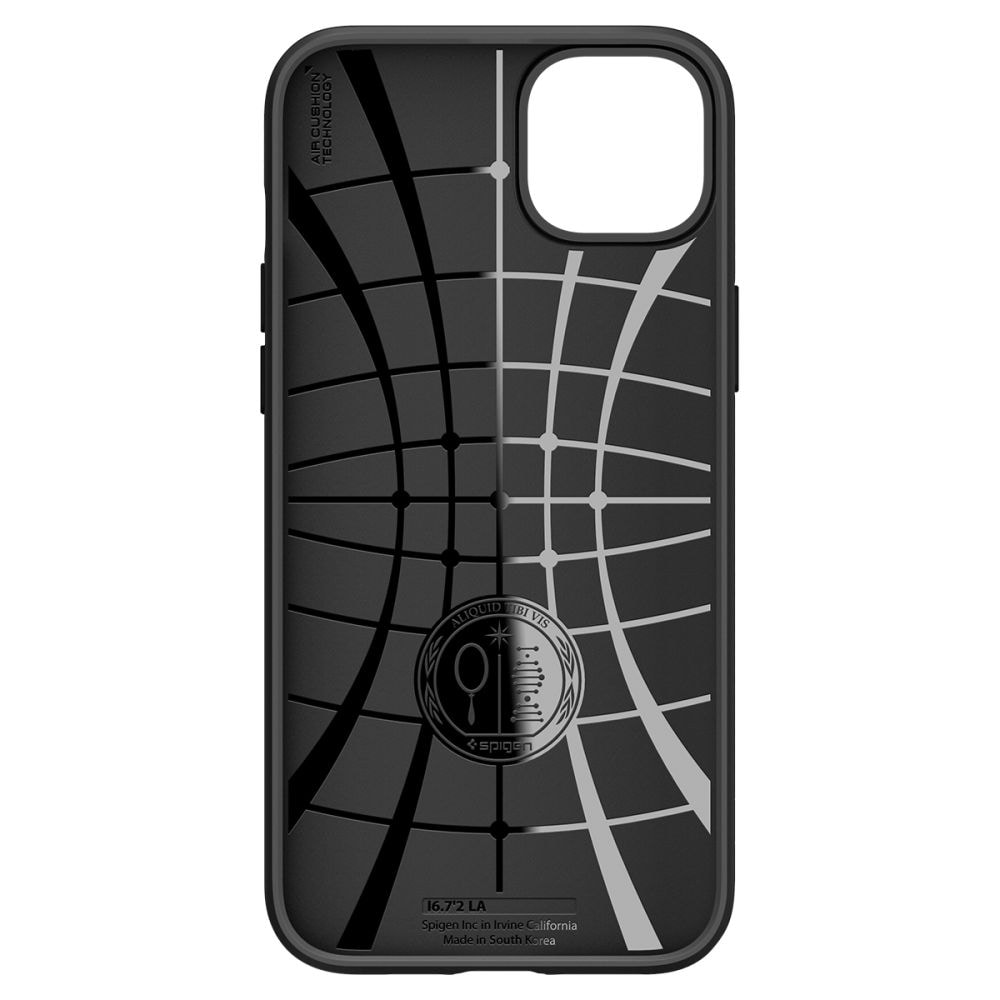 Spigen Liquid Air iPhone 14-kuffert - mat sort