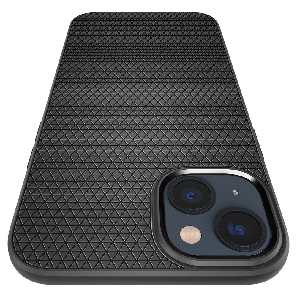 Spigen Liquid Air iPhone 14-kuffert - mat sort