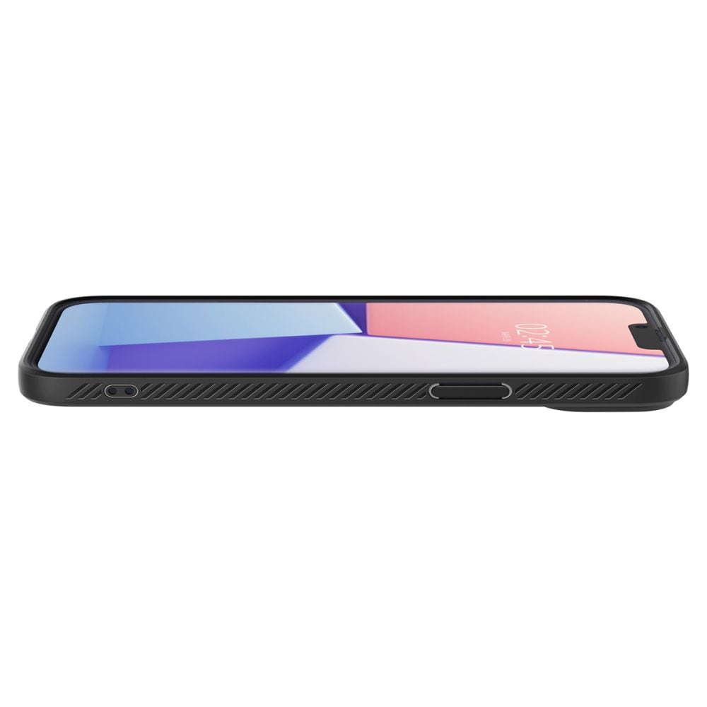 Spigen Liquid Air iPhone 14-kuffert - mat sort