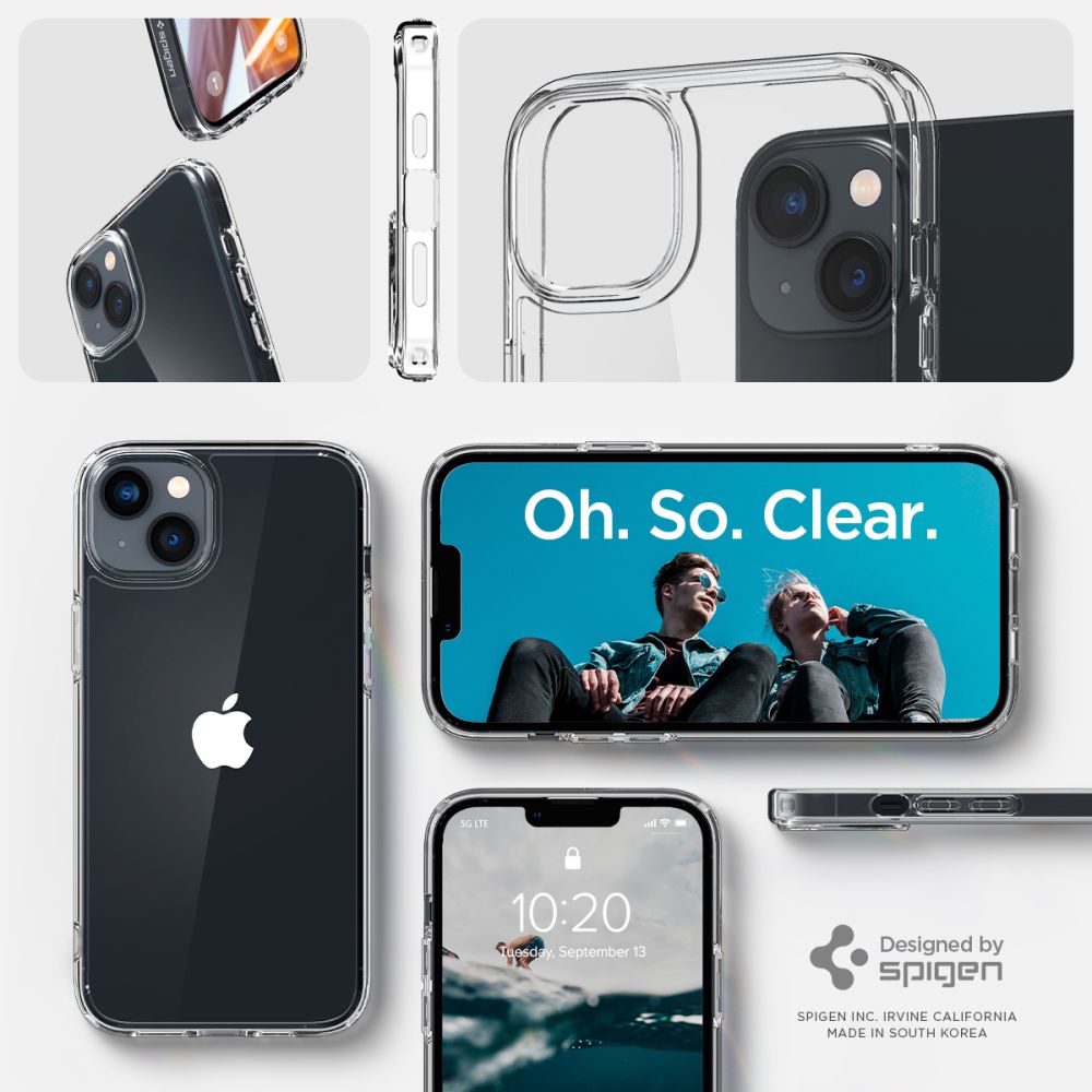 Spigen Ultra Hybrid iPhone 14 Etui - Klar
