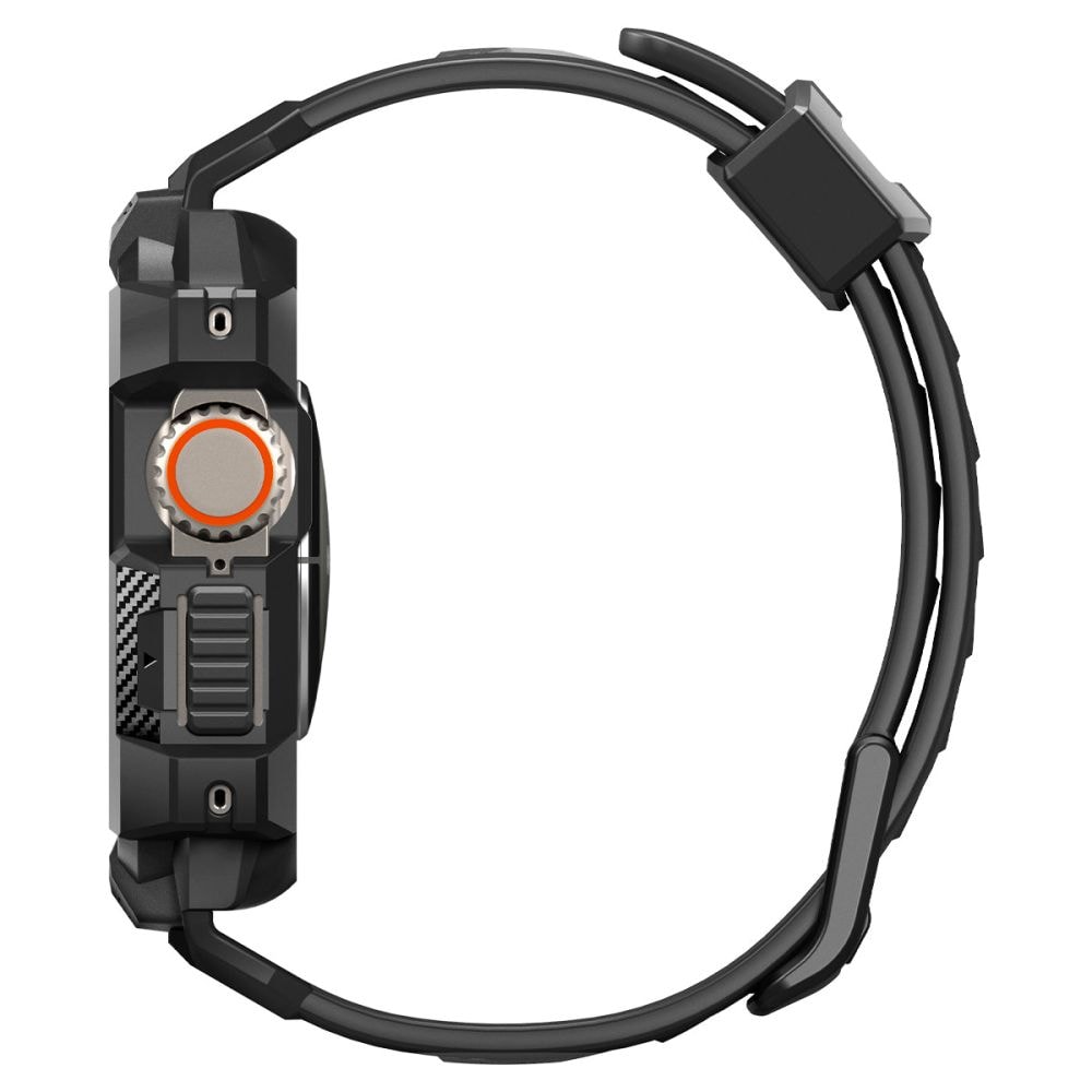 Spigen Rugged Armor Pro Apple Watch Ultra (49mm) Rem-etui - Sort