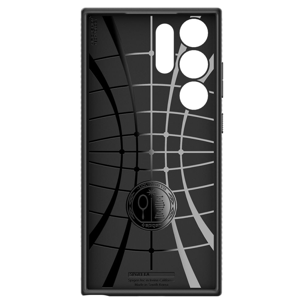 Spigen Liquid Air-etui til Samsung Galaxy S23 Ultra - mat sort