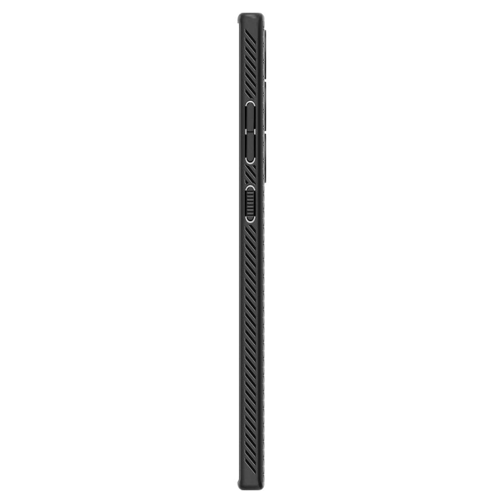 Spigen Liquid Air-etui til Samsung Galaxy S23 Ultra - mat sort