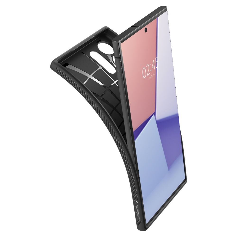 Spigen Liquid Air-etui til Samsung Galaxy S23 Ultra - mat sort