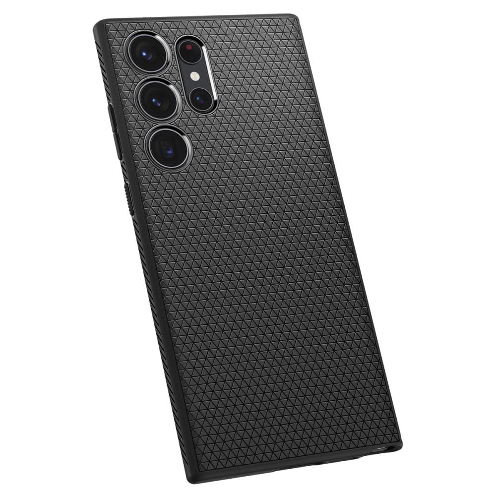 Spigen Liquid Air-etui til Samsung Galaxy S23 Ultra - mat sort
