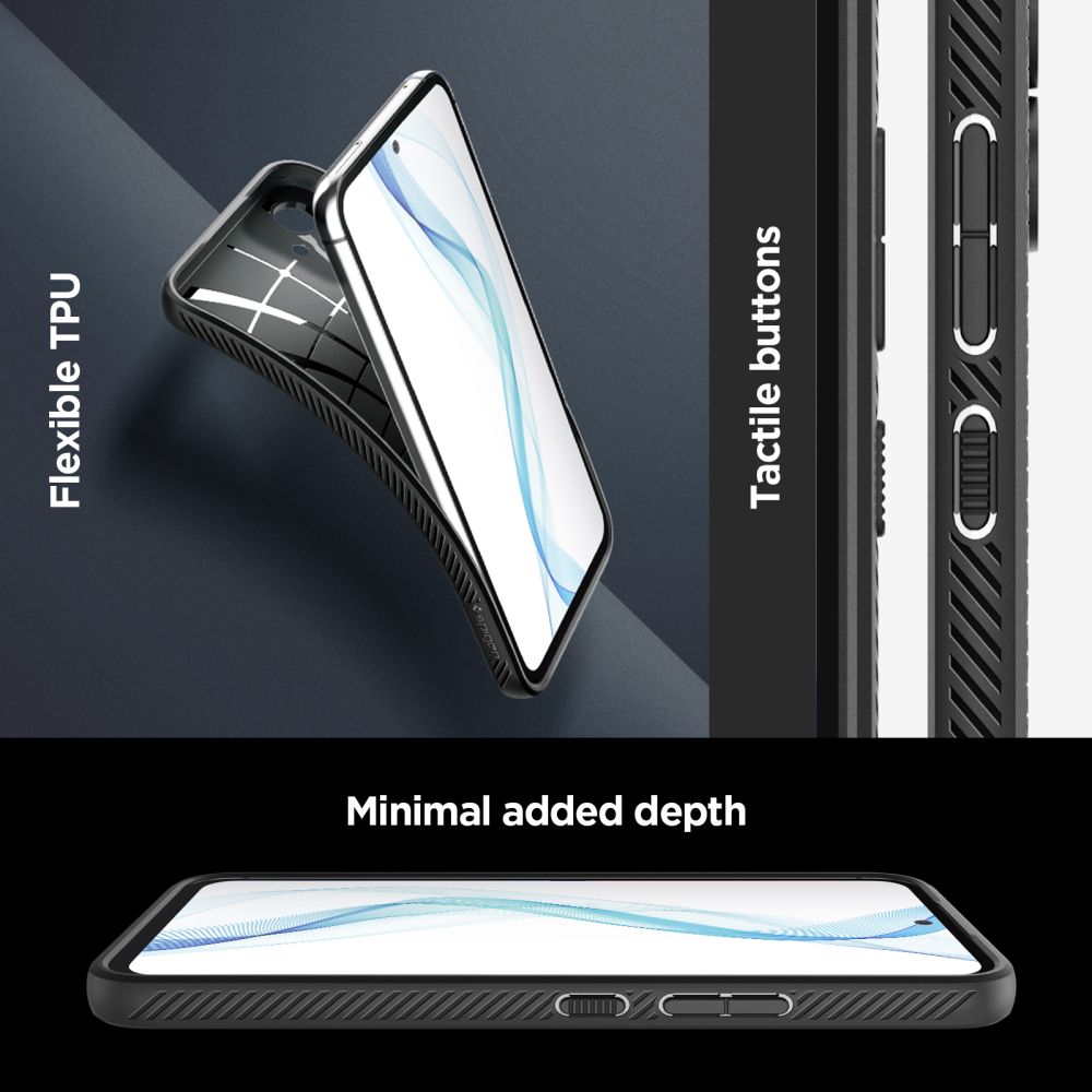 Spigen Liquid Air-etui til Samsung Galaxy A54 5G - mat sort