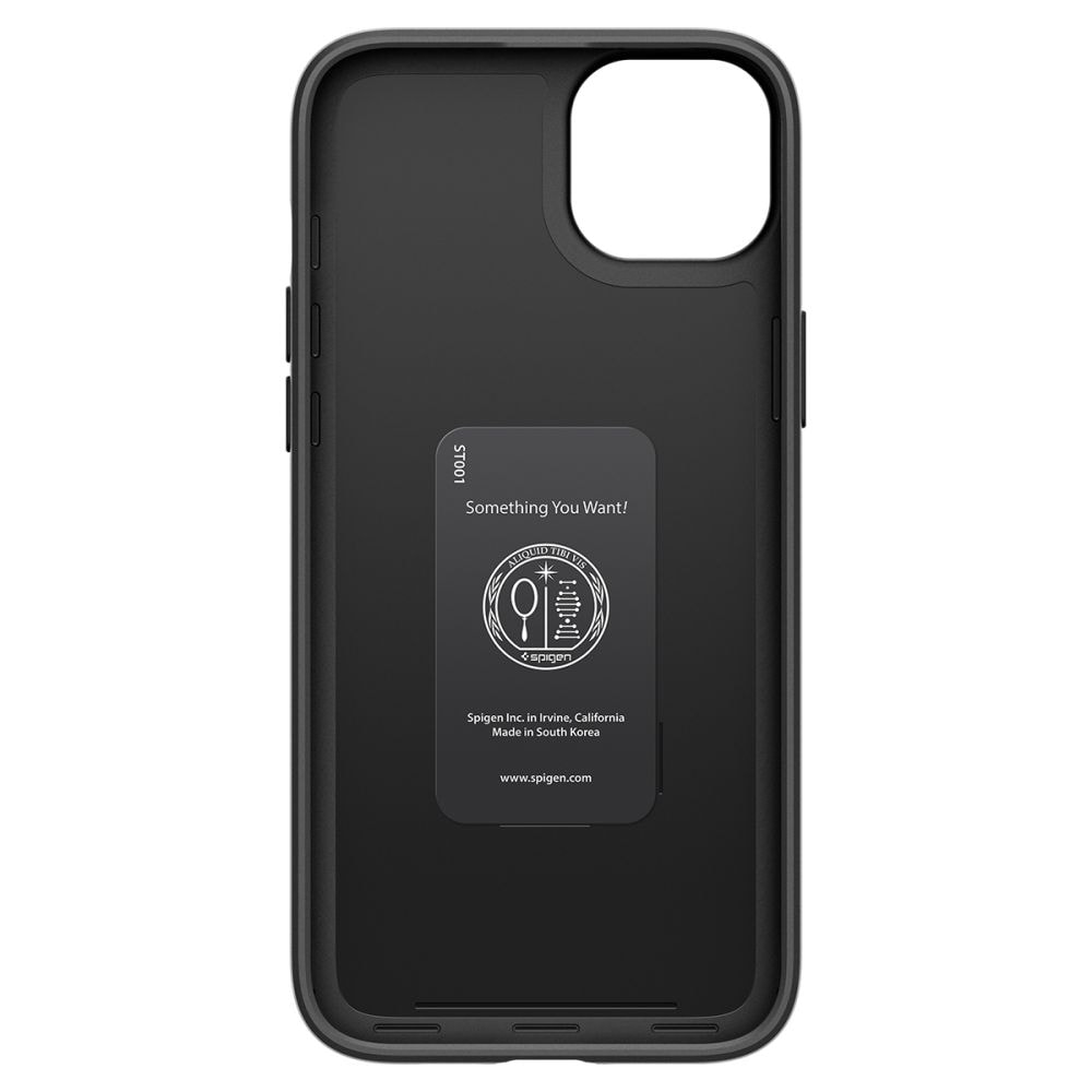 Spigen Thin Fit iPhone 15-etui - sort