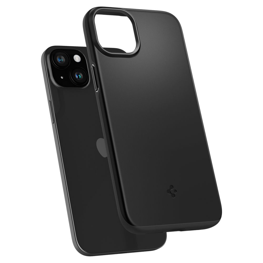 Spigen Thin Fit iPhone 15-etui - sort