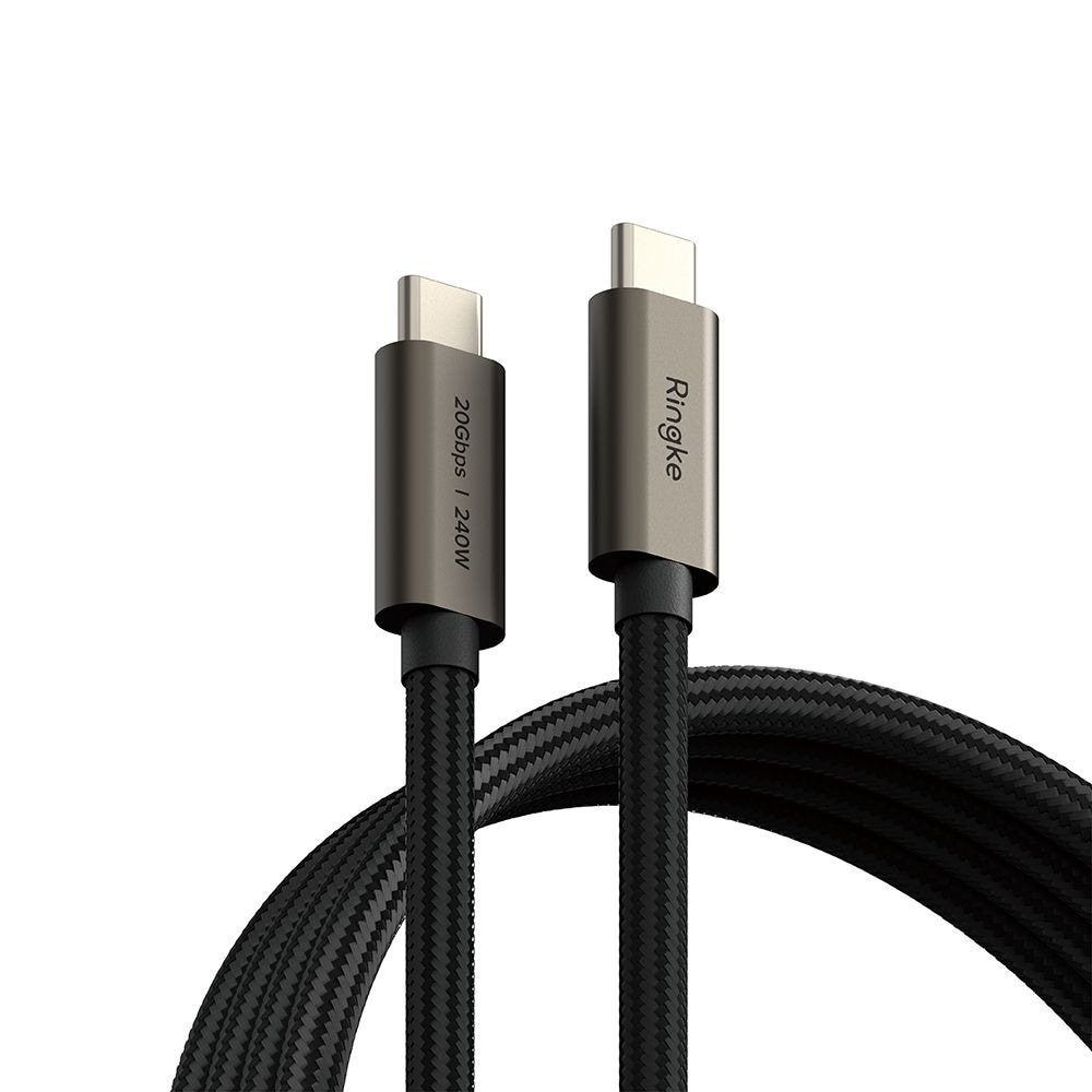 Ringke USB-C 3.2 Gen. PD240W Kabel 100cm - Svart