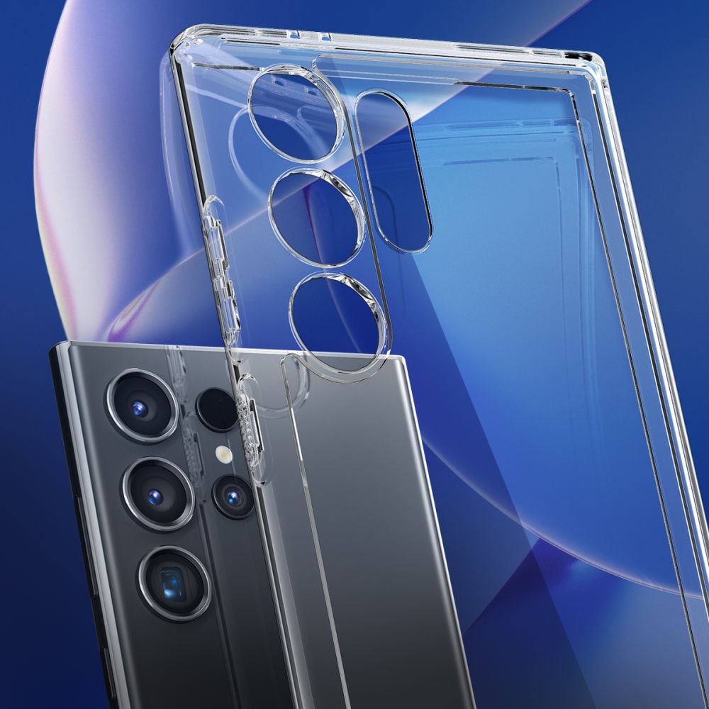 Spigen Ultra Hybrid-etui til Samsung Galaxy S24 Ultra - Transparent