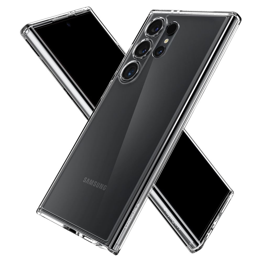Spigen Ultra Hybrid-etui til Samsung Galaxy S24 Ultra - Transparent
