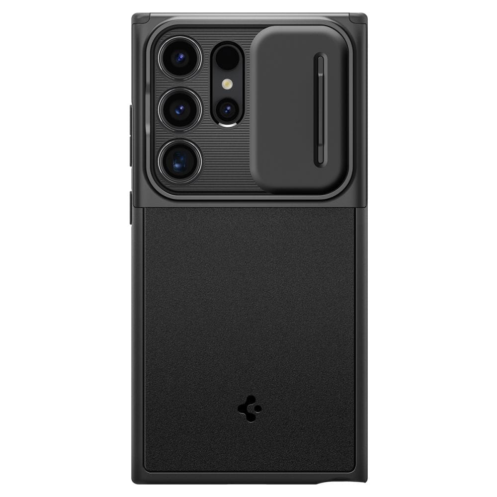 Spigen Optik Armor-etui til Samsung Galaxy S24 Ultra - Sort