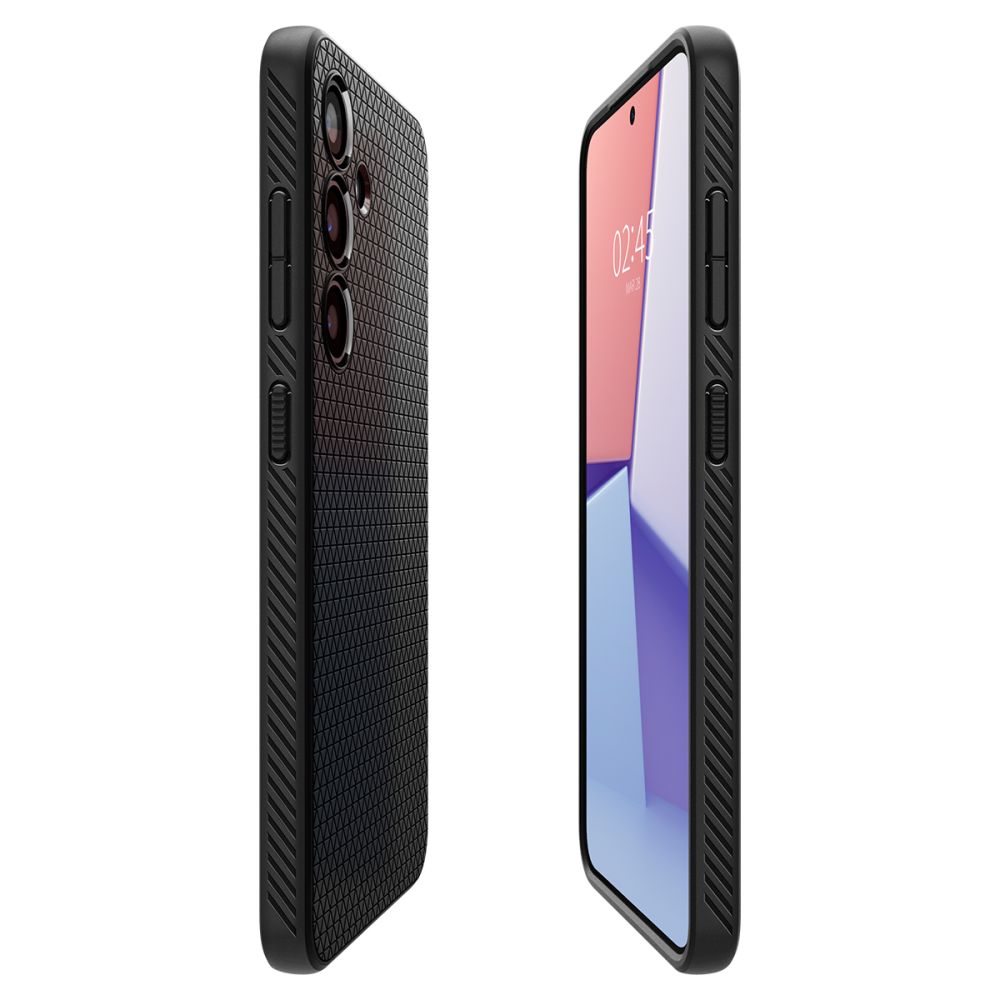Spigen Liquid Air-etui til Samsung Galaxy S24 - mat sort