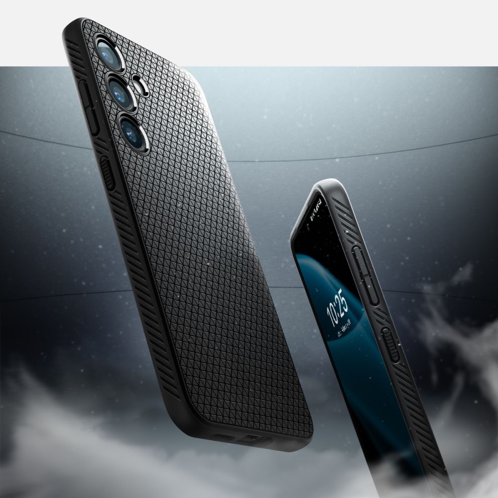 Spigen Liquid Air-etui til Samsung Galaxy S24 - mat sort