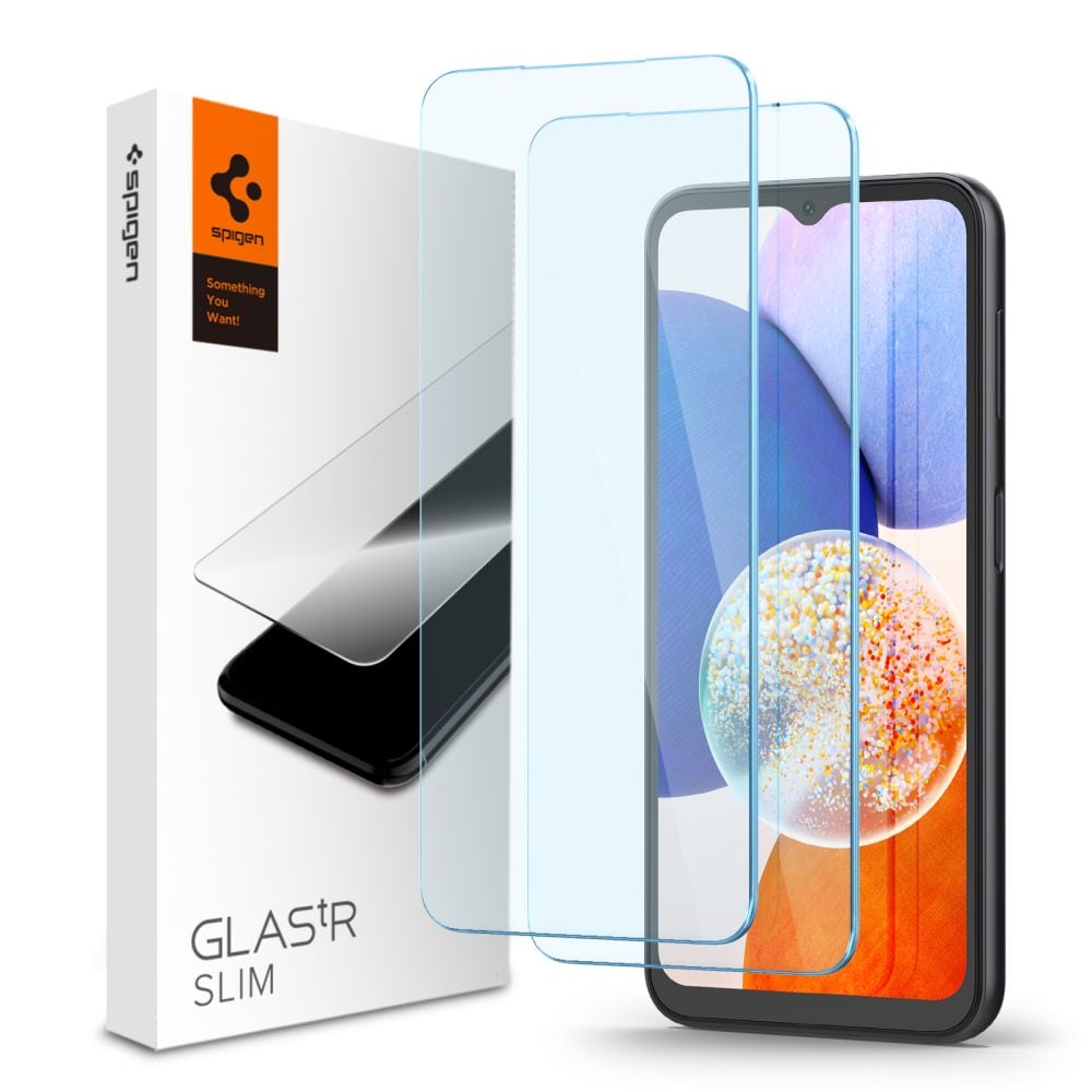 Spigen Glas.tR Slim härdat glas för Samsung Galaxy A15 4G / 5G / A25 5G - 2 st.