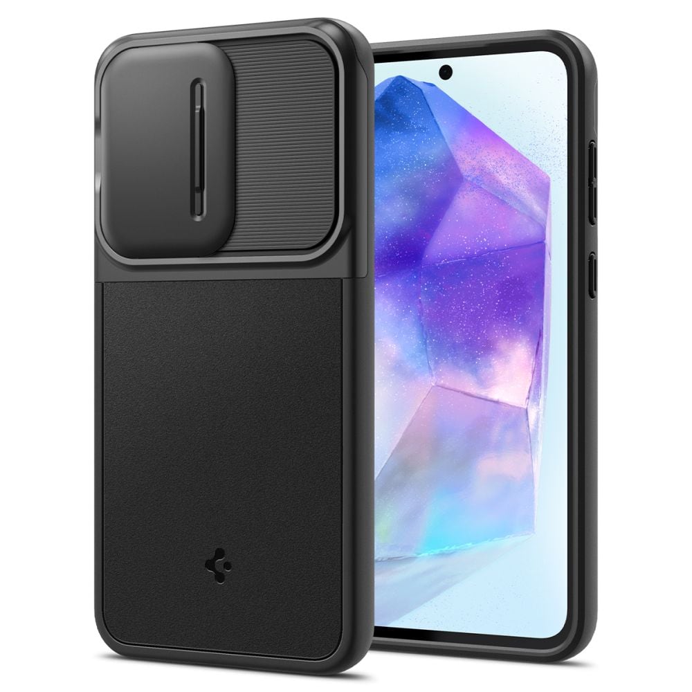 Spigen Optik Armor Fodral för Samsung Galaxy A55 5G - Svart